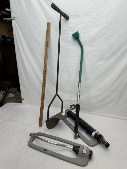 Box Lot/Sprinklers, Edger, Spray Wand