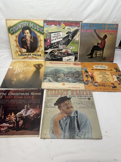 (8) Vintage Vinyl Records