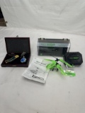 Night Hunter RC Helicopter & Cape Hatteras Knife and Pocket Watch in Case