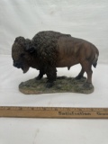 Large Brown Buffalo Statue