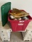 Sterilite 18 Gallon Lidded Tote Full of Place Mats (Local Pick Up Only)