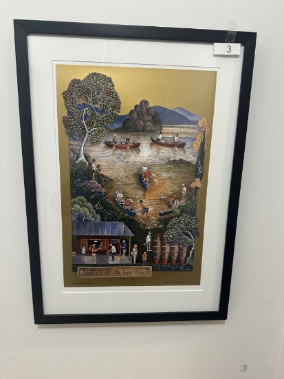 Nice Artist Proof 24/25 Framed Art Piece