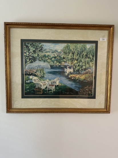 Nice Framed Art Piece