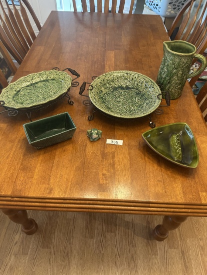 Box Lot/Décor Plates, Pitcher, Trays