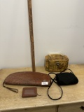 Box Lot/Heavy Leather Purse, ETC