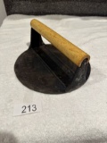 Vintage Cast Iron Bacon Press