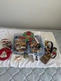 (2) Lidded Totes Full of Misc Spools of Thread, Sewing Items