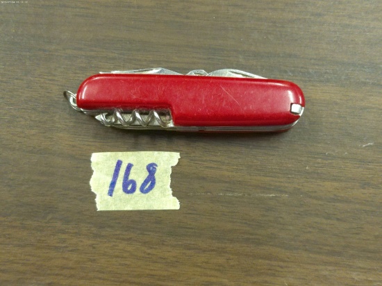 swiss style army knife, in good shape all tools and blades appear to work well