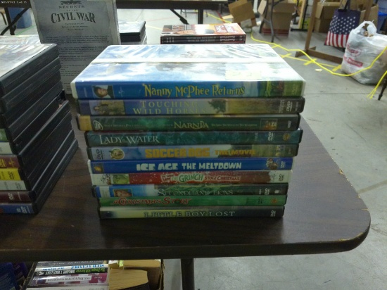 kids and family dvds, lot of 10 classic movies and hard to find titles