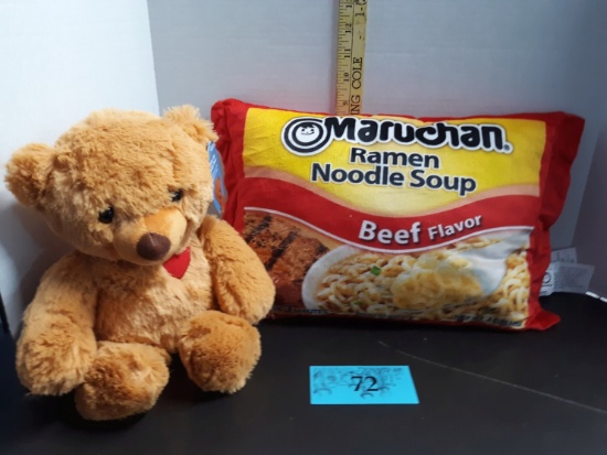 Maruchan Pillow, Toby the Teddy Bear