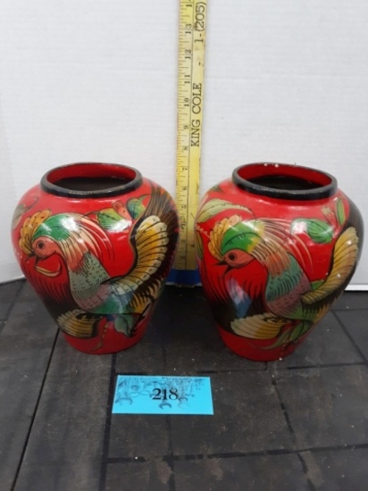 Asian Themed Vases