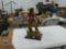 native american statue, large figure of a warrior titled the great spirit 13in tall