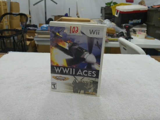 Wii game, WW2 aces wings series from 2007