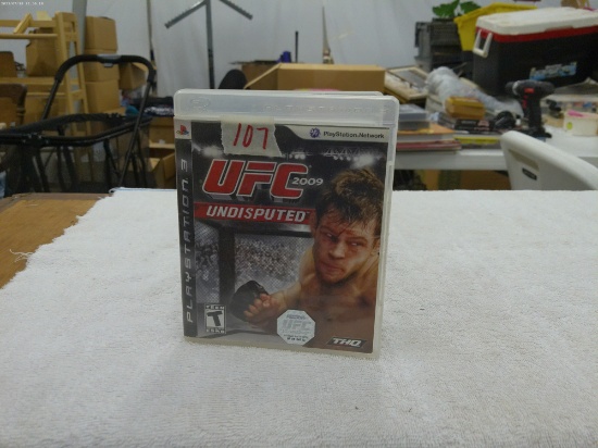 playstation 3 game, UFC undisputed 2009 from 2009