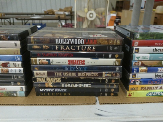 thriller and crime dvds, lot of 10 popular movies
