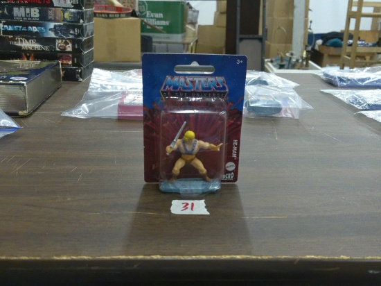 masters of the universe figure, new in box from mettel micro collections He-man from 2020