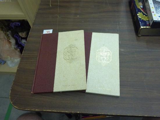 vintage religious picture books, lot of 2 printed in 1967 in gastonia, NC