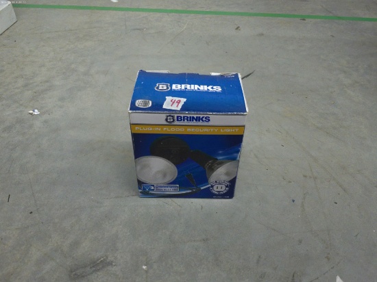 flood security light, in the box plug in flood light by brinks