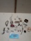 Misc Costume Jewelry Lot, earrings, necklaces and more