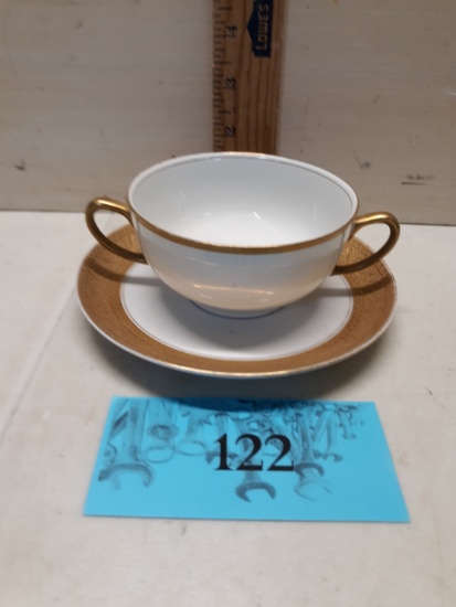Vintage Tea Cup and Saucer, Bavaria