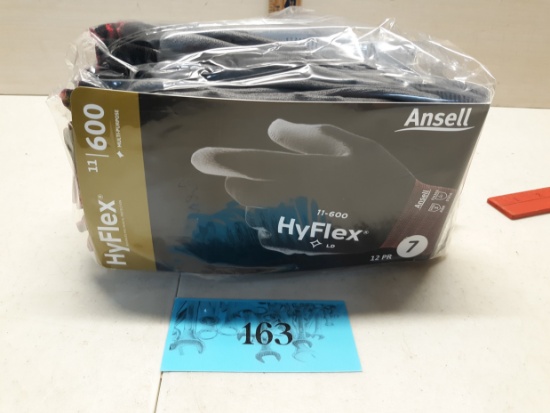 Hyflex Gloves, Size 7, 12 pair, NIP