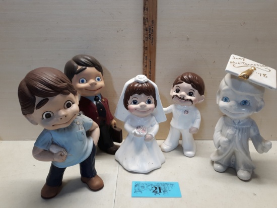Hand Painted Ceramic Lot