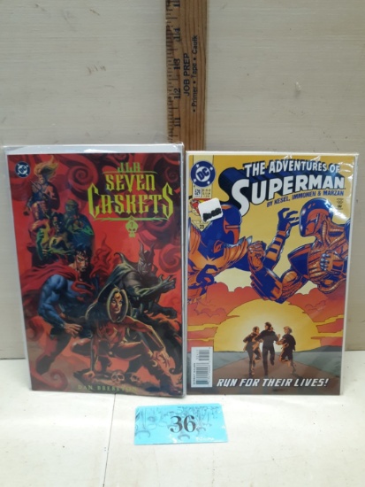 Comic Book Lot, Superman, Seven Caskets