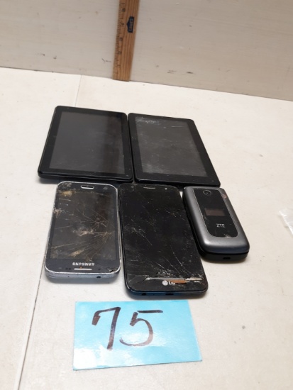 Phone/Tablet Lot, no cords, untested