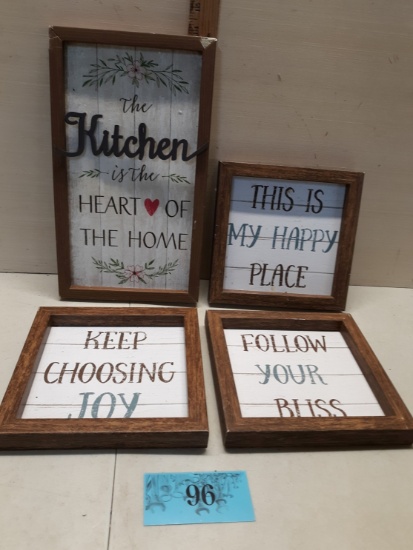 Wooden Quotes, Follow Your Bliss and more
