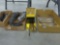 drill bits, metal case and large bits