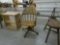 vintage office chair, MCM rattan lawyers style chair the back is 35in tall and seat is 20in wide