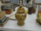chinese urn/ginger jar, hand painted with original lid 12in tall
