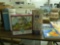 puzzles, two in nice shape both are 1,000 pc vintage pairs map and classic painting series