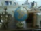 vintage world globe, made by cram's 15in tall on stand