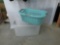 storage, standard hamper and large storage tub with no lid