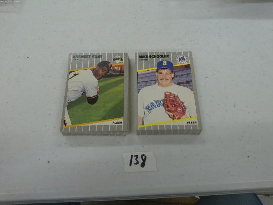 baseball cards, fleer 1989 the all star break series