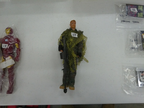 power team action figure, 12in tall modern american sniper