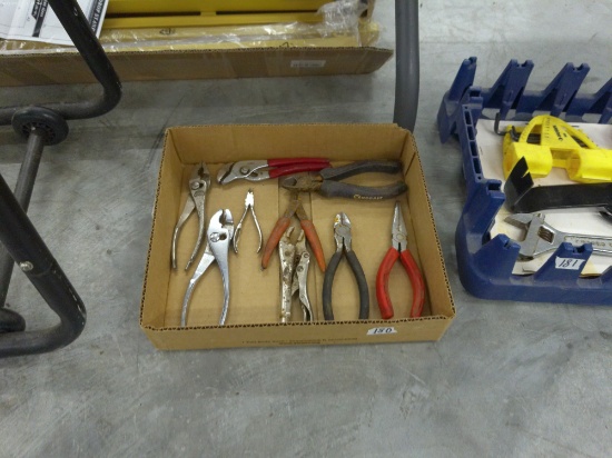 tools, mixed lot of pliers and snips