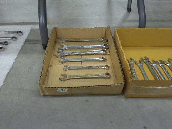 wrenches, lot of 6 chrome vanadium