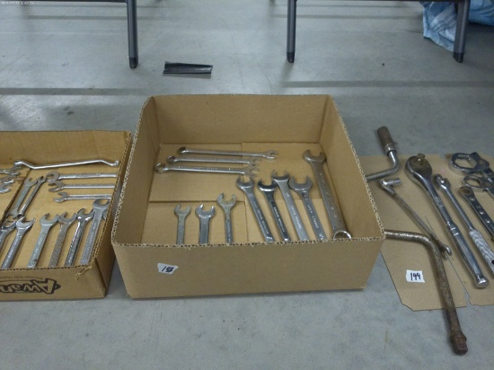 wrenches, mixed lot of 11 by various makers