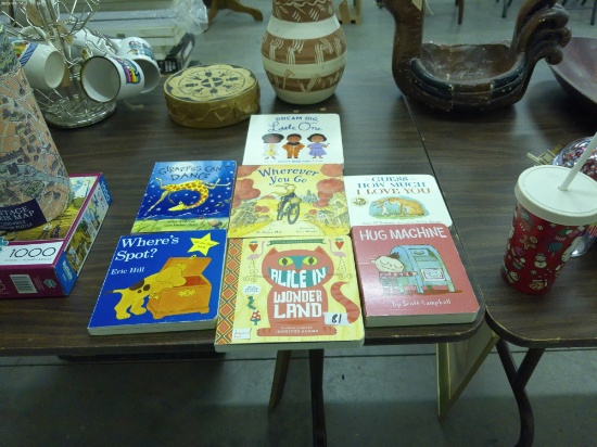 toddler books, 7 total with hardcovers and pages made to withstand young kids