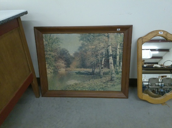 signed print, by robert wood 26x32