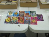 pokemon, set of 11 limited edition crystal card collection cards in great shape