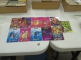 pokemon, set of 11 limited edition crystal card collection cards in great shape