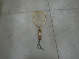 racket, vintage badminton racket by ektelon quazar 19in long