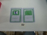 pokederp cards, two cards from the very limited run art card series both are 1st editions in hard to