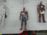 spider-man action figure, 11in tall by marvel