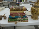 vintage books, mixes lot includes a civil war novel, hymnals and cookbooks
