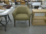 lounge chair, mid century modern 28in tall back and 26in wide seat