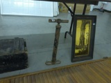 antique bike pump, cool display piece 21in tall